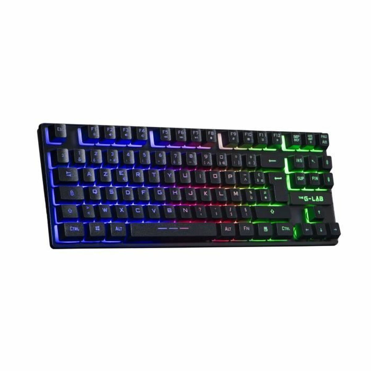 Gaming-tastatur The G-Lab KEYZ CAESIUM TKL WIRELESS Sort AZERTY